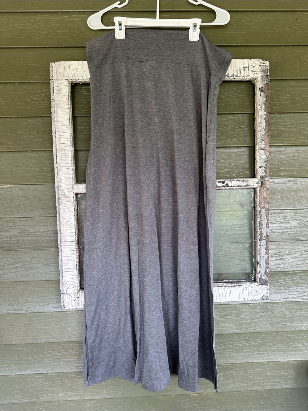Charlotte Russe Gray Maxi Skirt